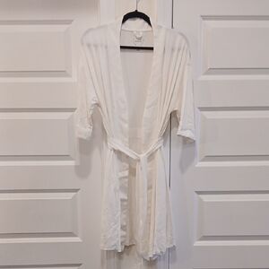 Cozy Earth Short Robe White Size XS